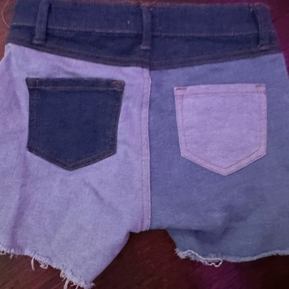 Girls Multiple Color Jean Shorts - Picture 3 of 3